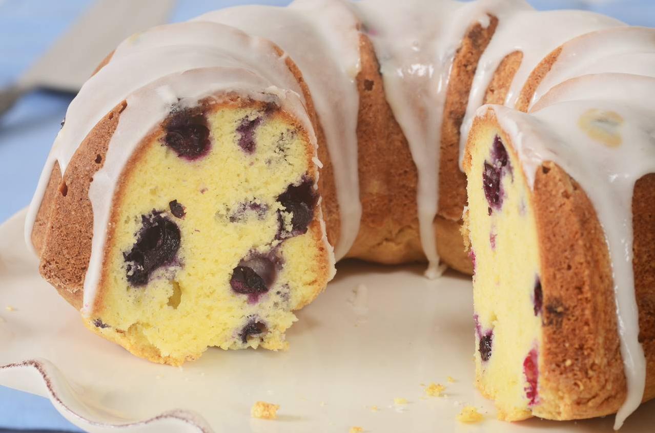  A blueberry overload in every slice!