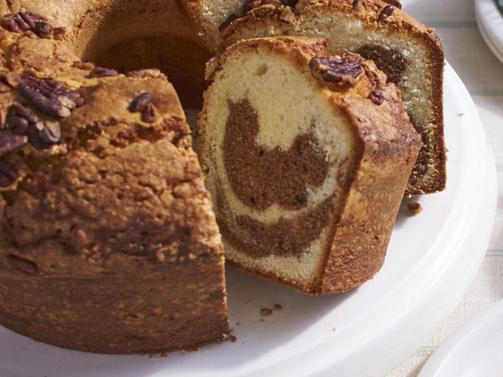  A classic pound cake recipe with a marbled twist