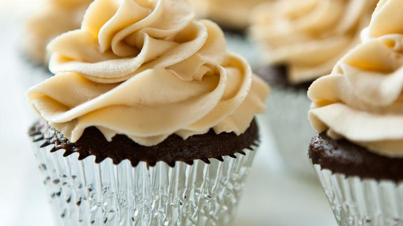  A closer look at the decadent Irish Cream frosting