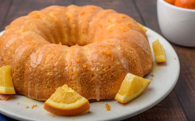  A delectable orange pound cake with a citrus twist