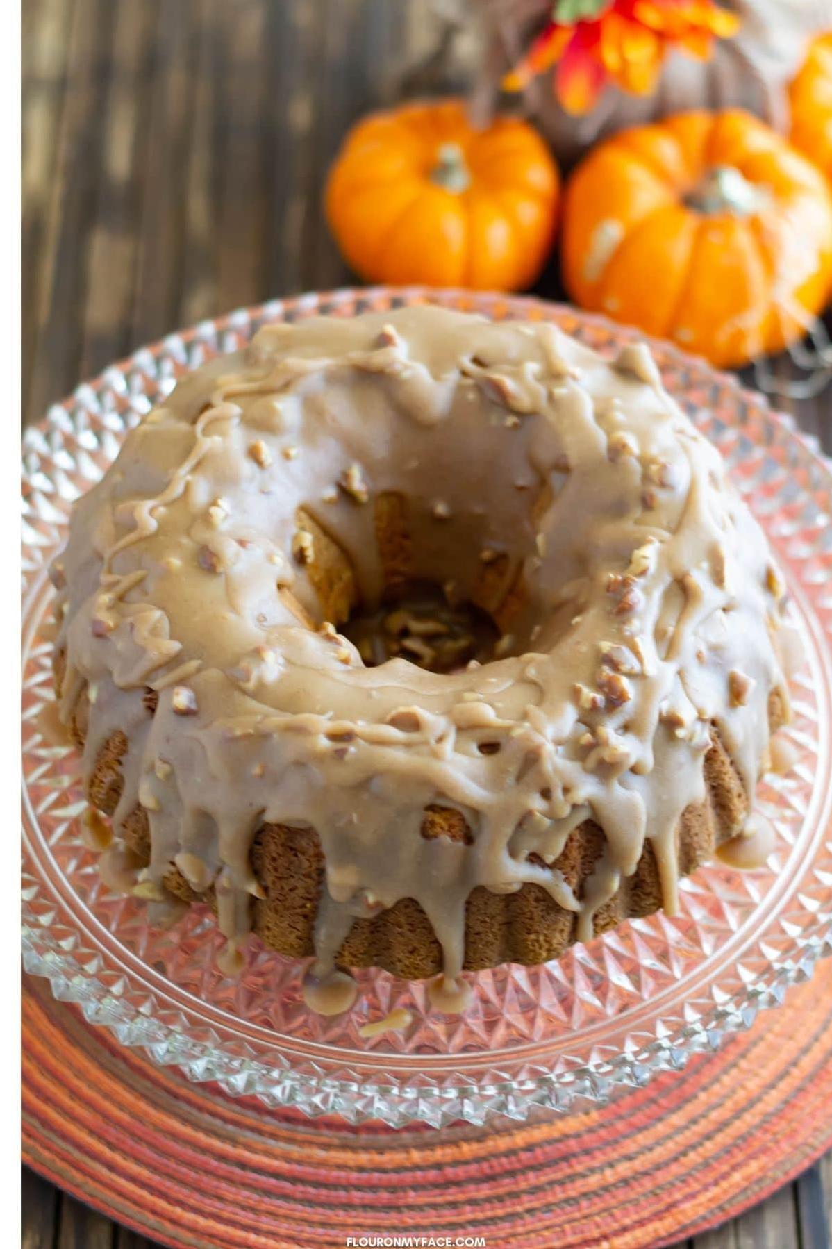  A delightful blend of warm spices and nutty pecans will fill your home with the essence of fall.