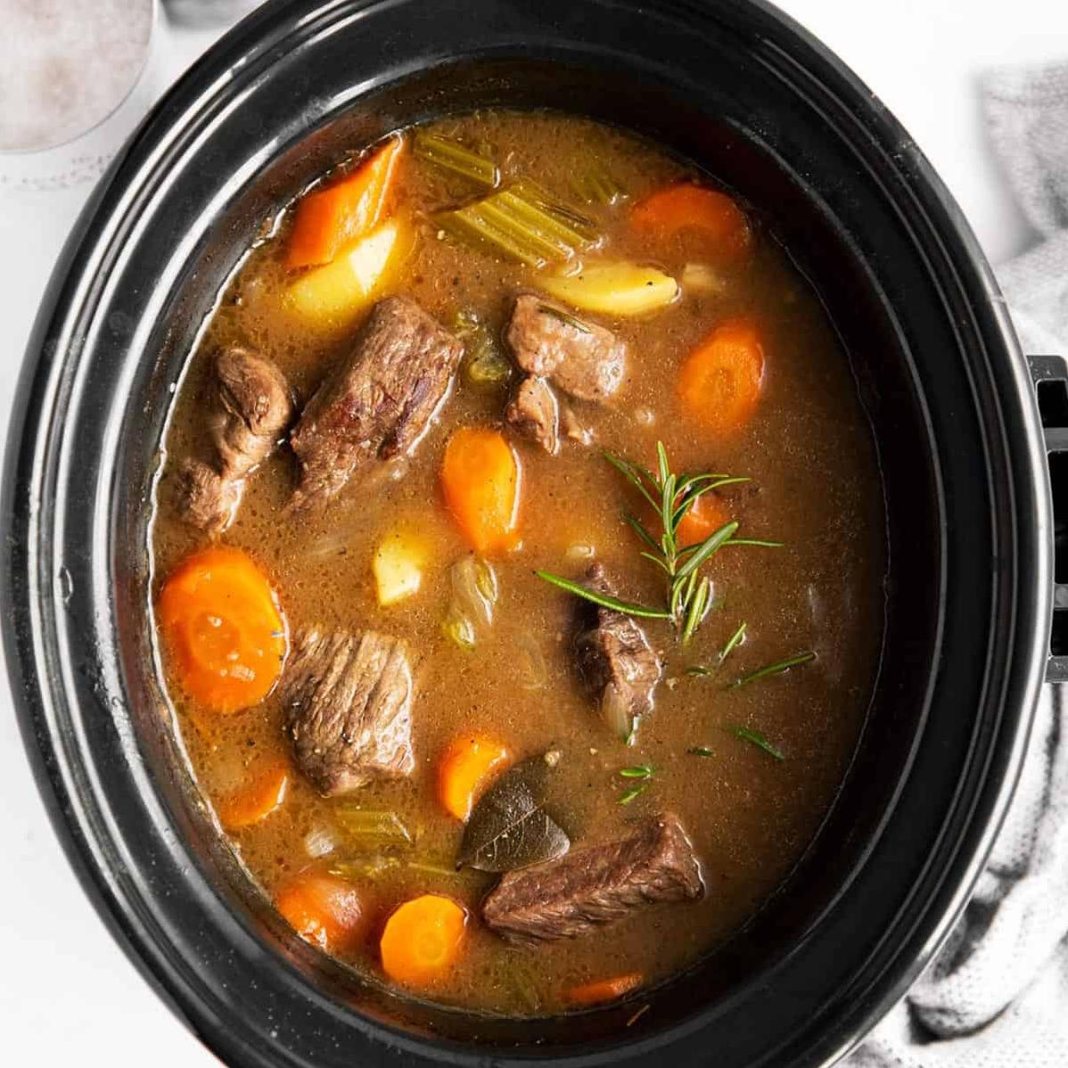  A hearty meal is never complete without Irish Stew in a Crock.