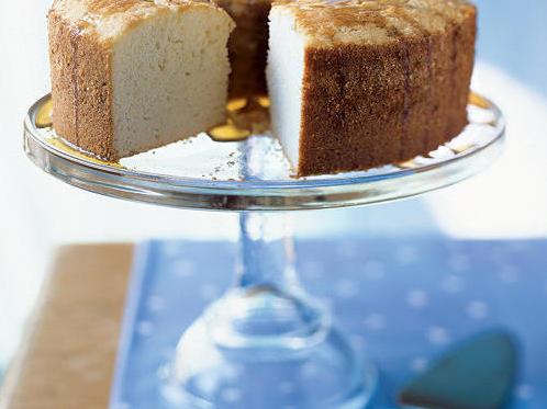  A heavenly treat for all those weight watchers - fat-free sour cream pound cake.