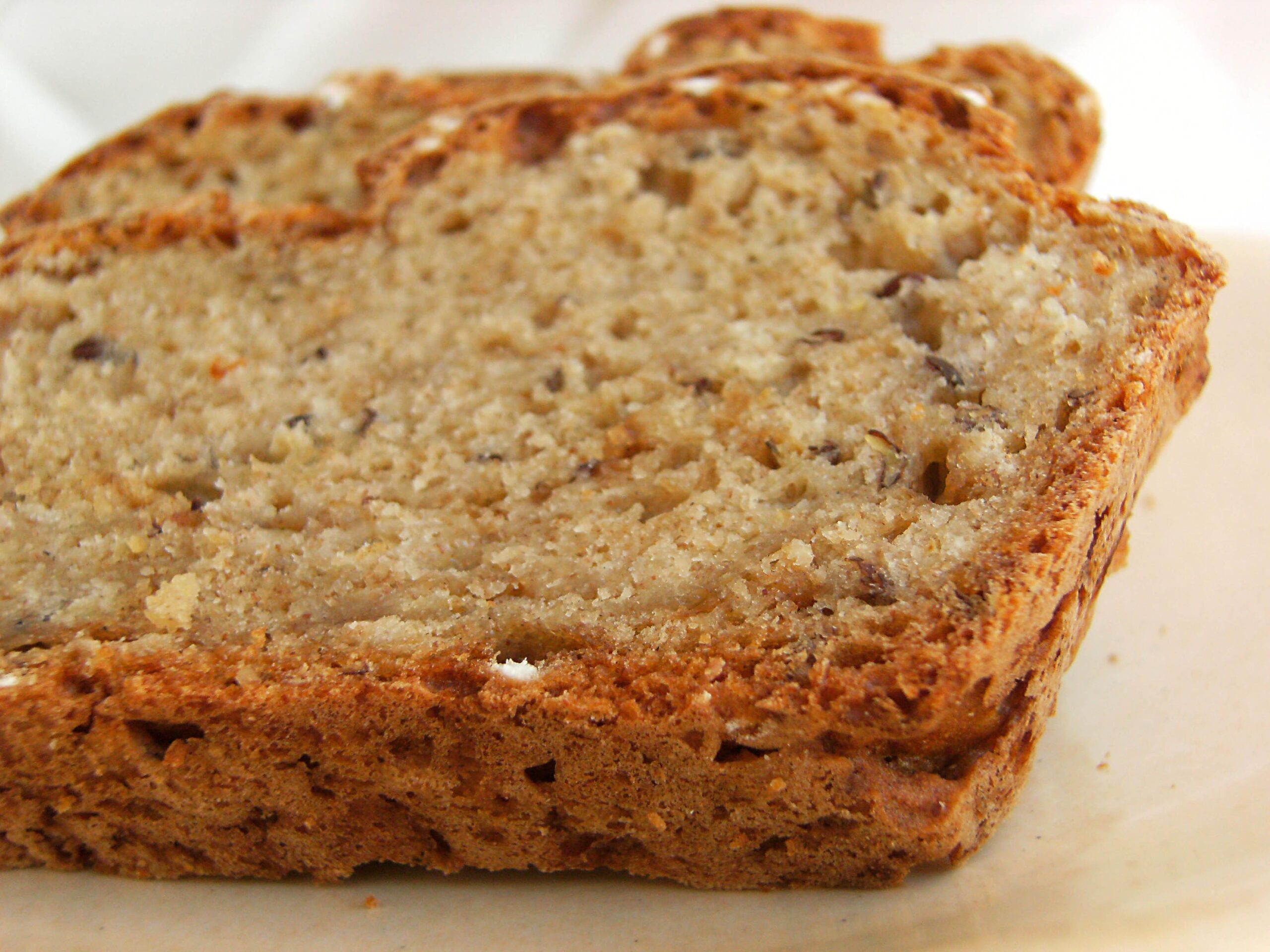  A rustic loaf of Irish brown bread, perfect for breakfast or as a snack.