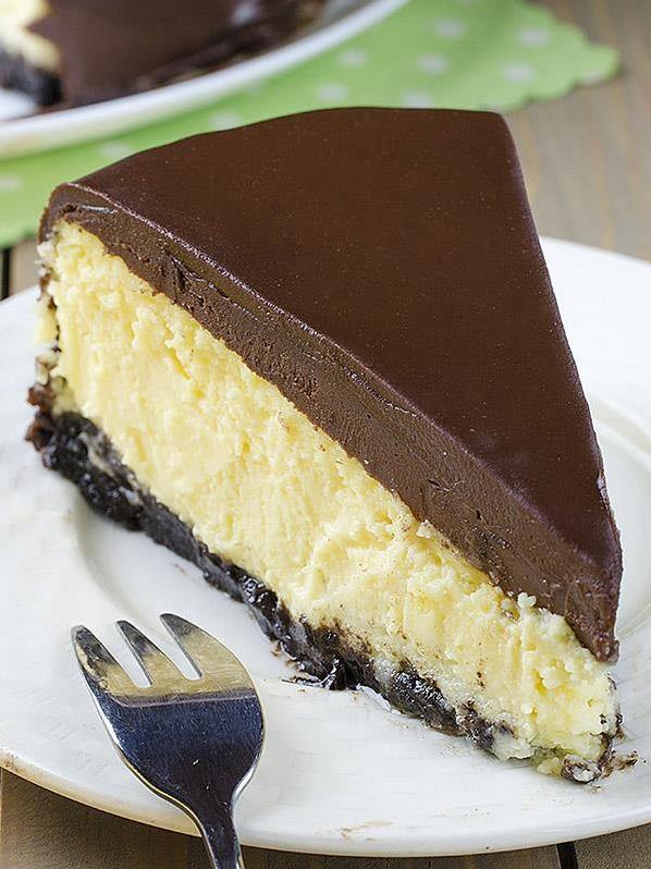  A sinful slice of Bailey's Irish Cream & Chocolate Cheesecake