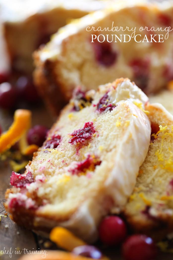  A slice of bliss: Cranberry and Orange Pound Cake