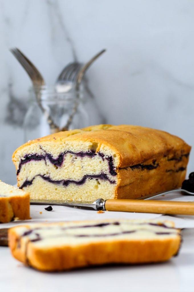  A slice of blueberry heaven, made from scratch!
