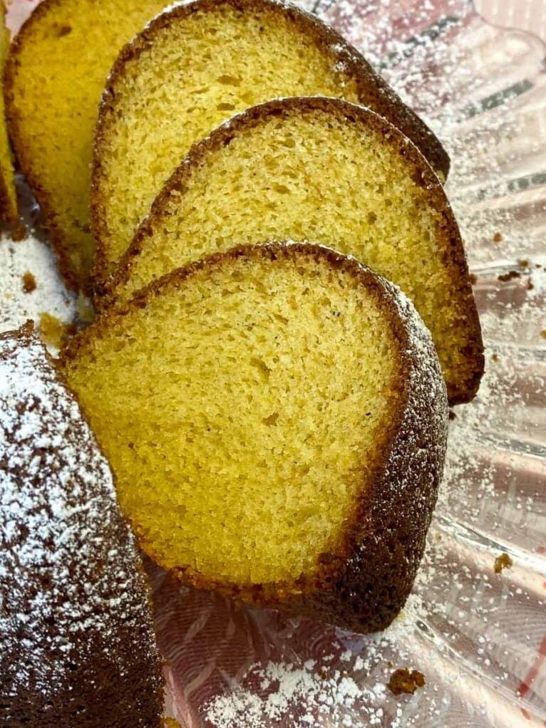  A slice of heaven on a plate: Sherry Pound Cake