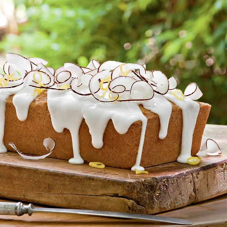  A slice of sunshine: Lemon Coconut Pound Cake.