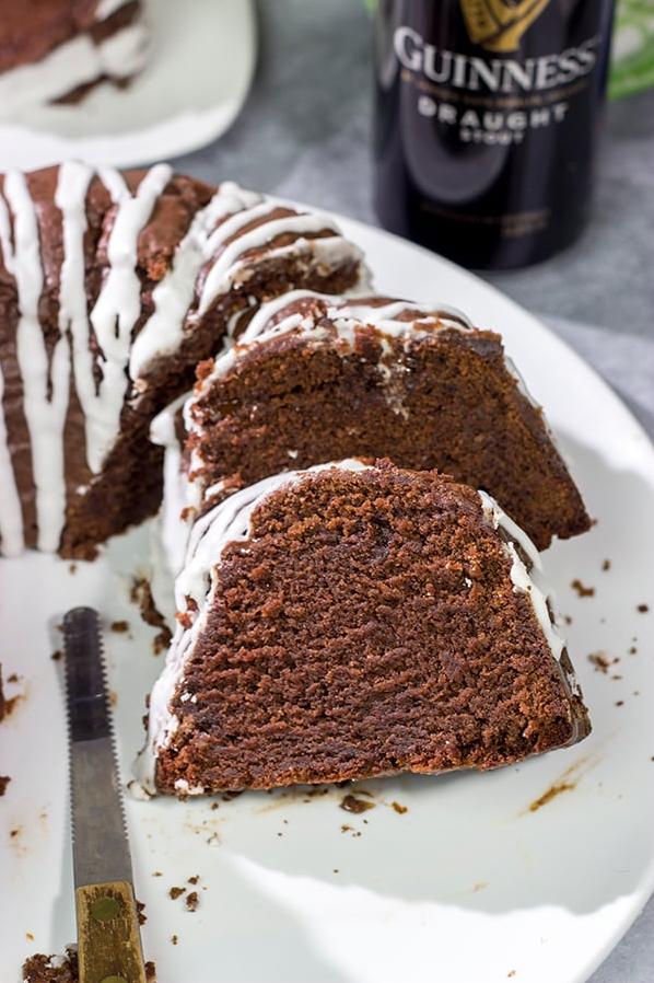  A slice of this Guinness Pub Pound Cake will make your day better.