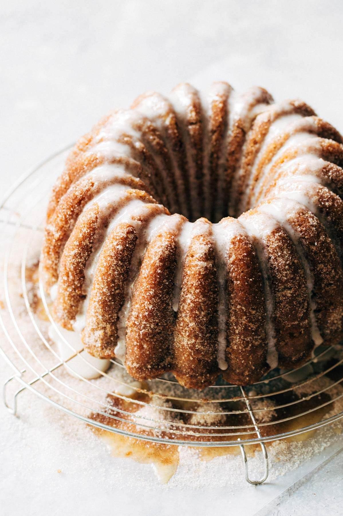  A slice of warm and comforting apple cider pound cake