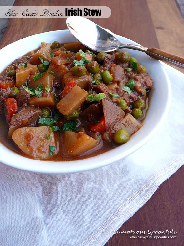  A steaming bowl of hearty Drunken Irish Stew to warm you up on a chilly night!