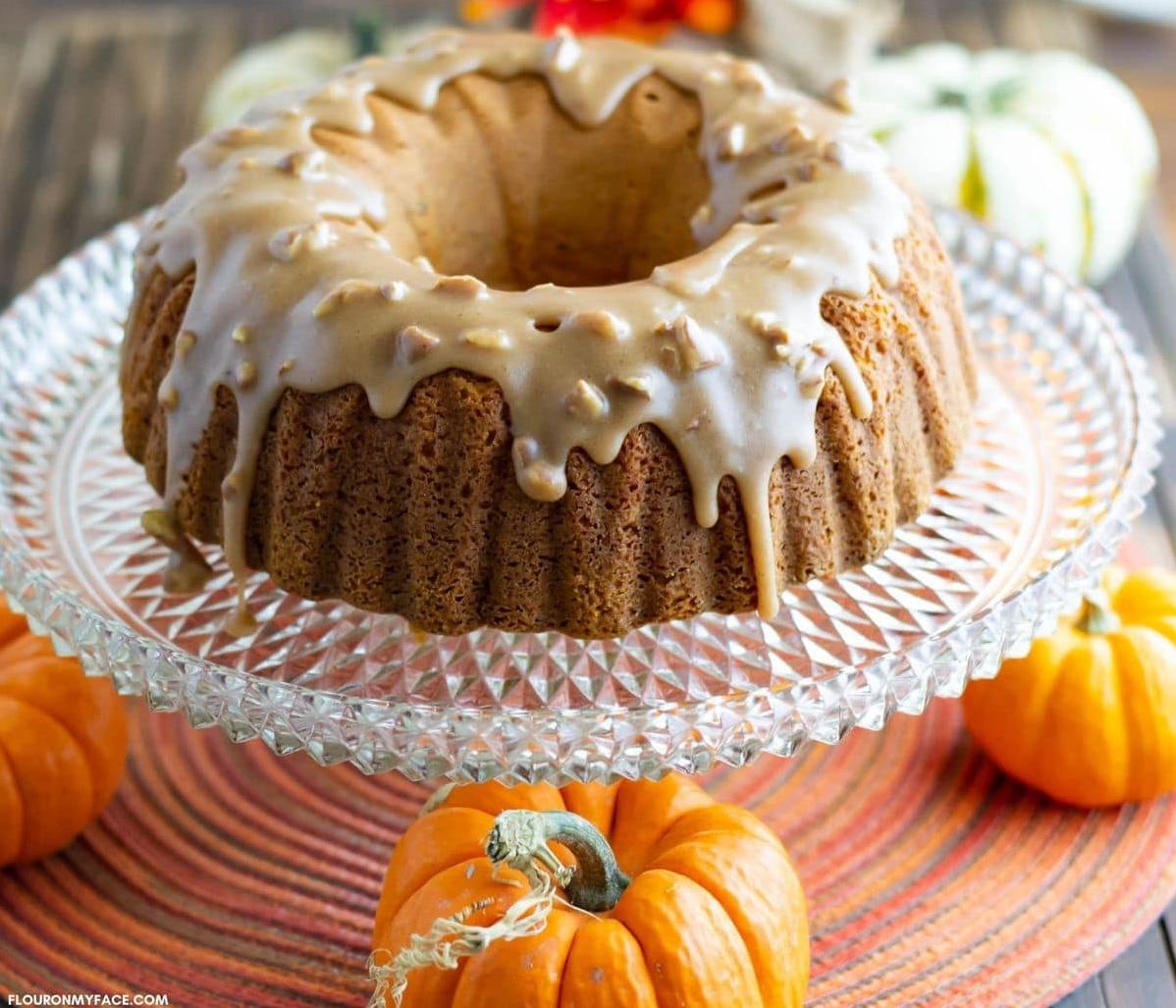  A tender crumb and crunchy pecans make this cake a masterpiece!