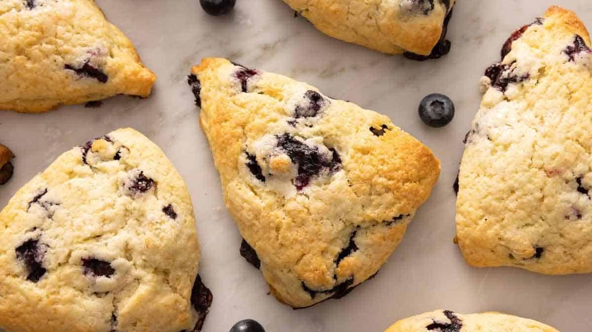  A warm cup of tea and a couple of these scones are the perfect way to start your day.