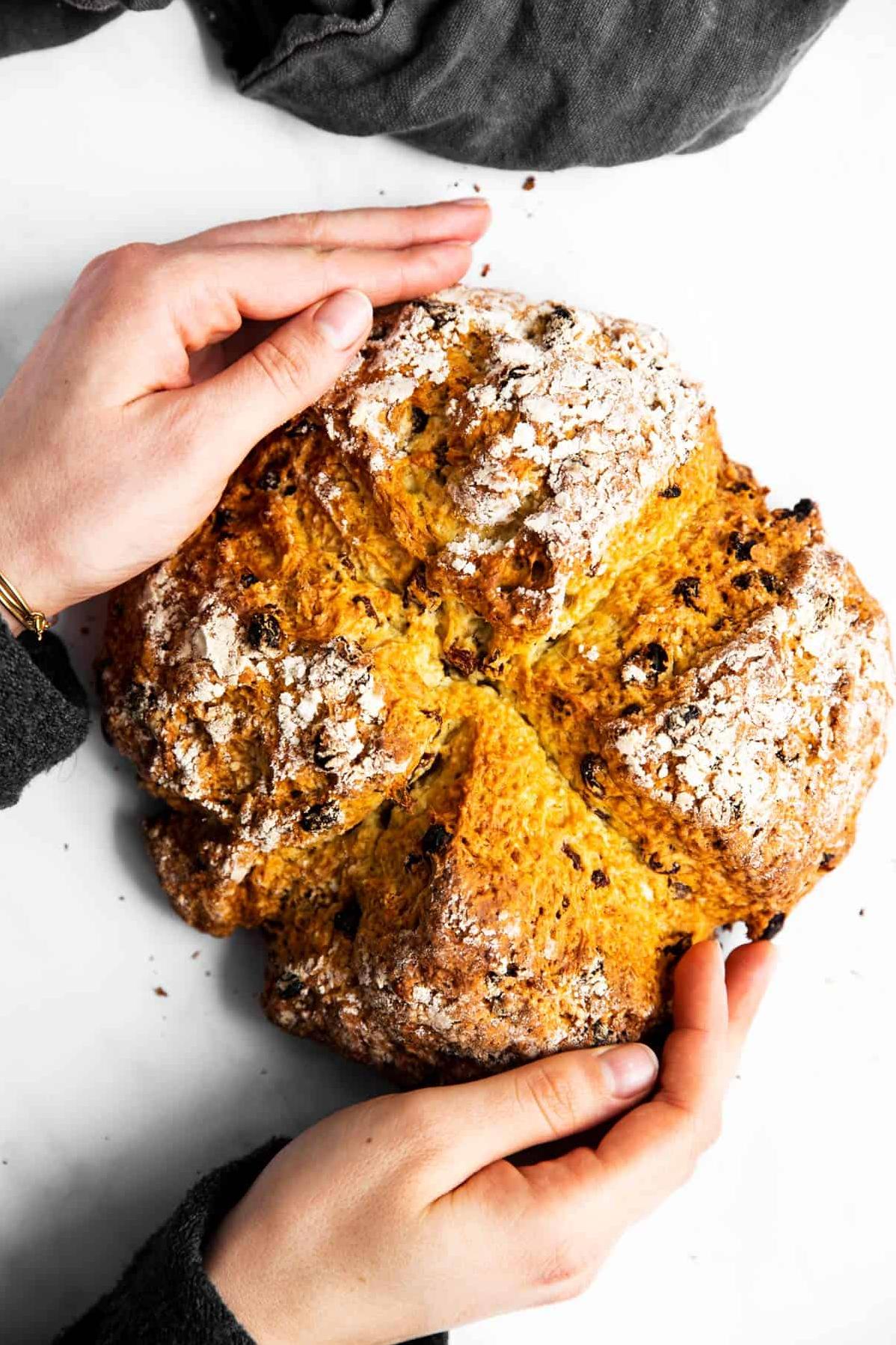  Add some butter and homemade jam to a slice of warm Irish Soda Bread for a perfect breakfast or tea-time snack.