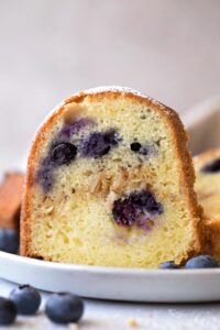 Almond Butter Pound Cake With Berries