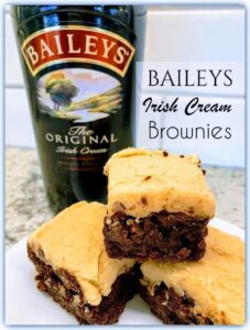 Bailey's Irish Cream Brownie Buttons