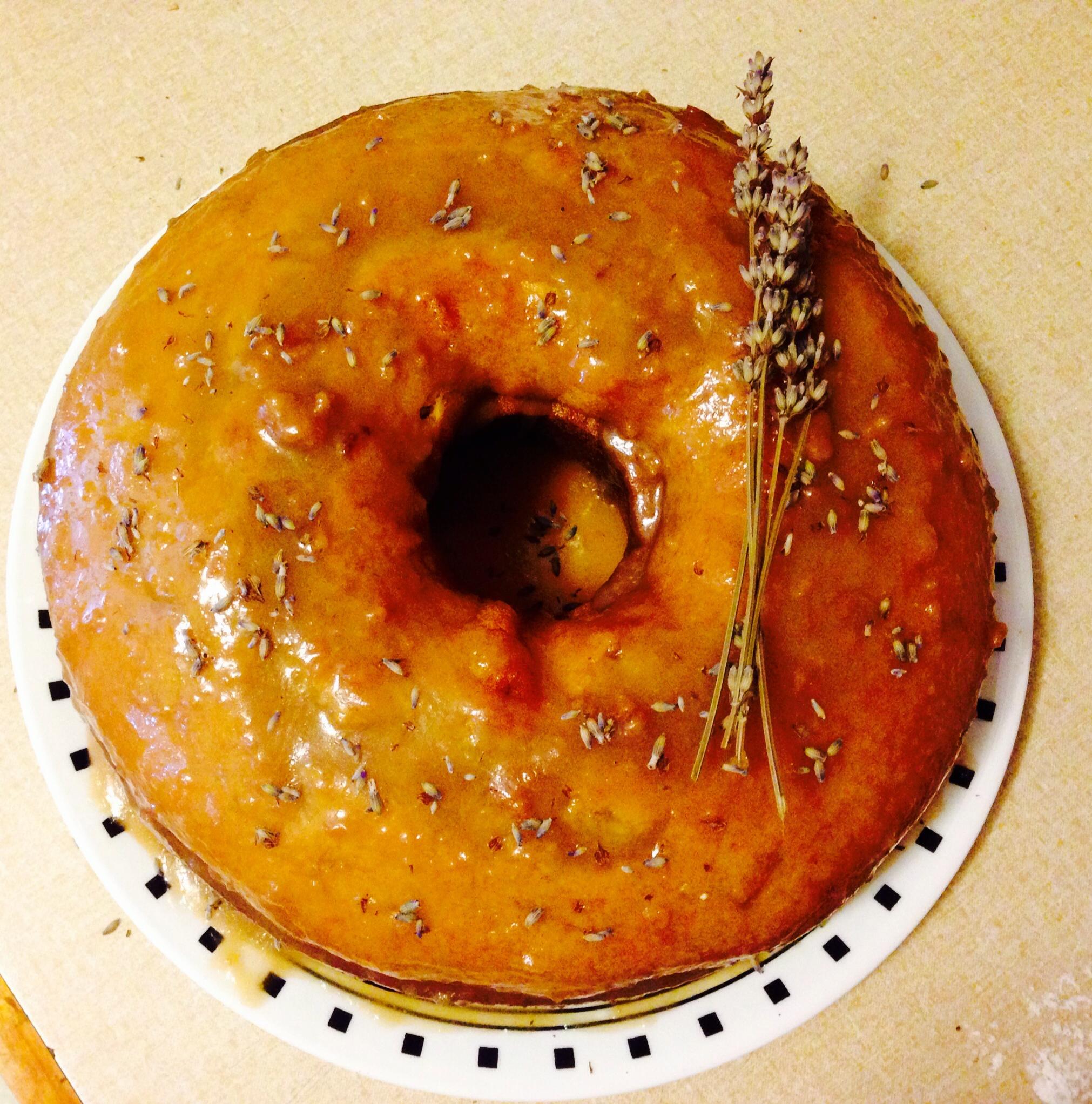  Behold the sweet and fragrant Garden Lavender Pound Cake!