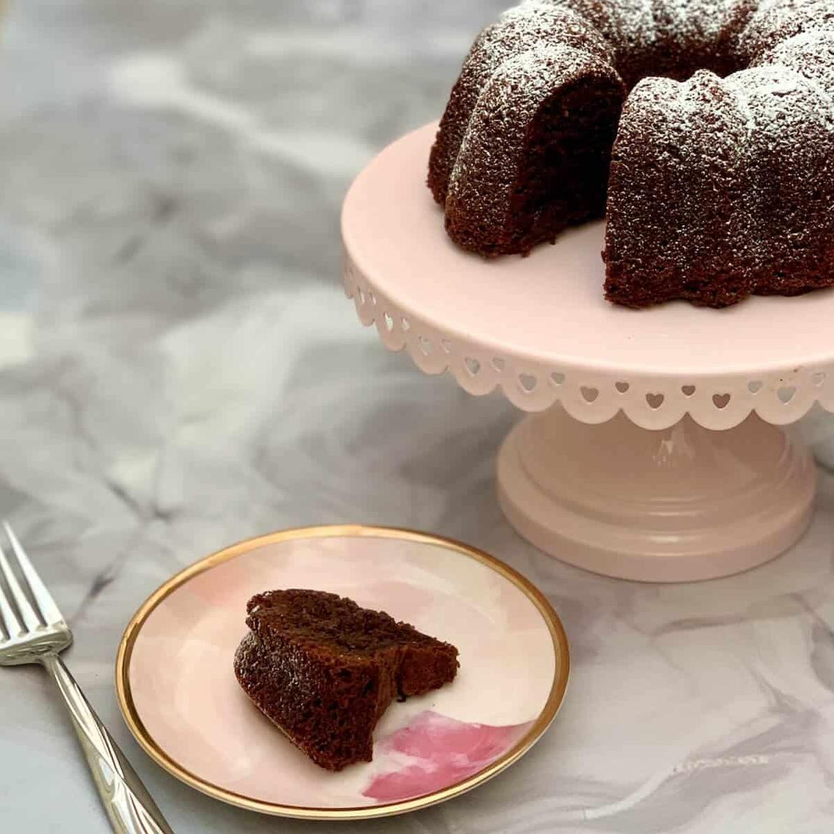  Bite into a slice of decadence with our Chocolate Kahlua Pound Cake.