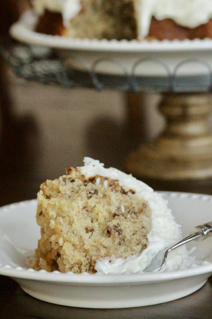  Bite into the soft and succulent Coconut Pecan Pound Cake layered with toasted pecans.