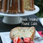 Black Walnut Pound Cake With Frosting