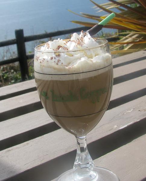  Blend of coffee and Irish cream liqueur creates a deliciously smooth and creamy texture.
