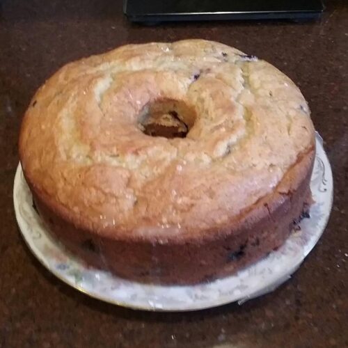 Blueberry Pound Cake