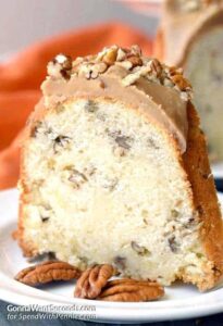 Bourbon Pecan Pound Cake