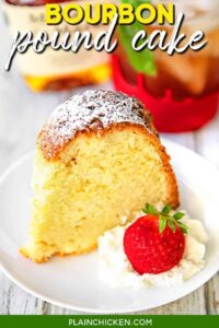 Bourbon Pound Cake