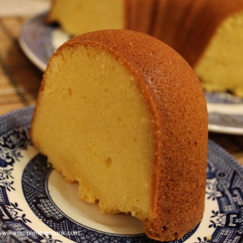 Butternut Pound Cake