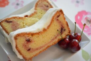 Cherry-Almond Cream Cheese Pound Cake