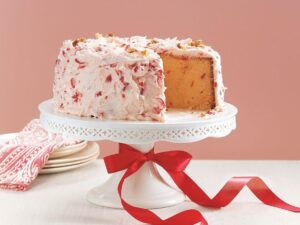 Cherry Pound Cake With Cherry Nut Frosting