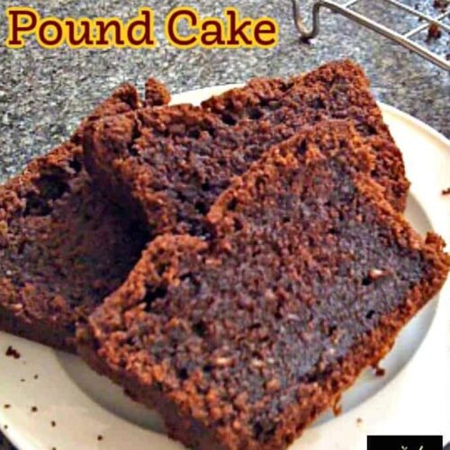 Chocolate Almond Pound Cake