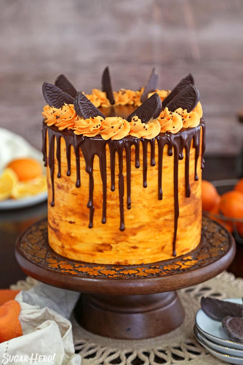Chocolate and Orange Buttercream Pound Cake