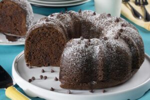 Chocolate Chocolate Chip Pound Cake