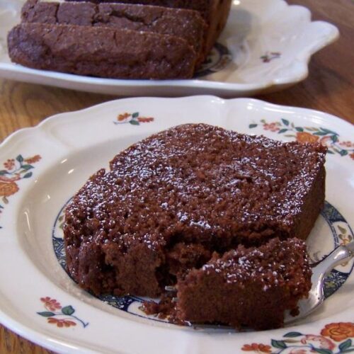 Chocolate Cream Pound Cake