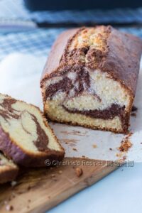 Chocolate Swirl Marble Pound Cake