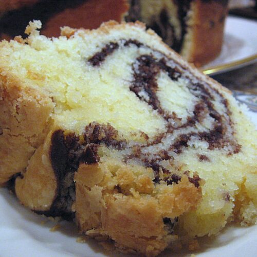 Chocolate-Swirled Pound Cake