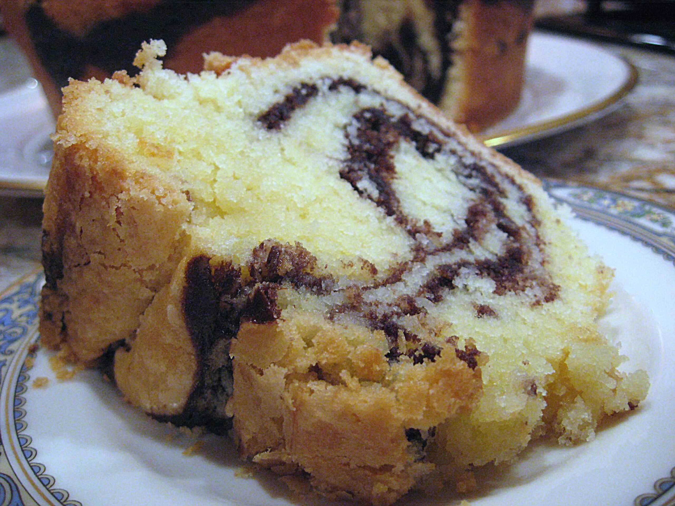 Chocolate-Swirled Pound Cake
