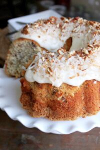 Coconut Pecan Pound Cake