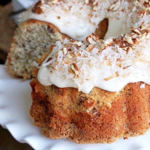 Coconut Pecan Pound Cake