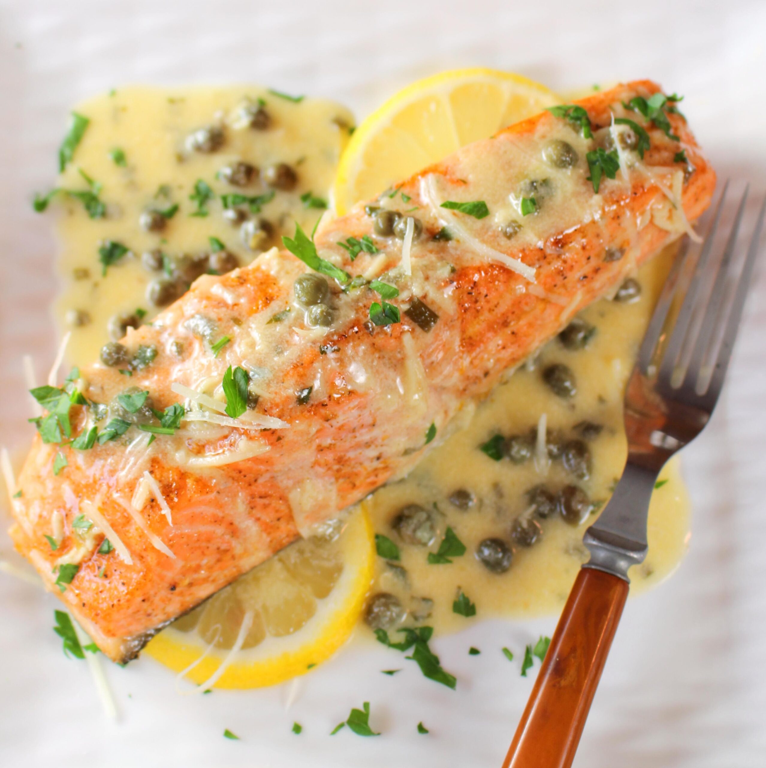  Cooking up a storm with this flavor-packed salmon fillet and delicious butter sauce