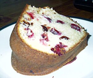 Cranberry-Almond Pound Cake