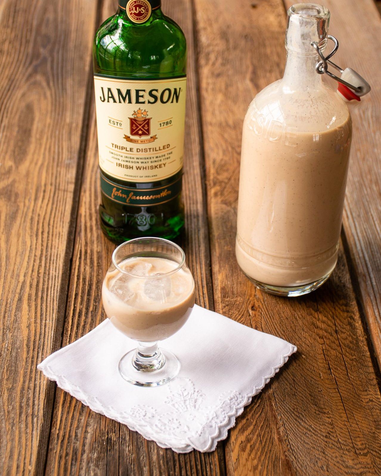 Create a cozy night in with a warm mug of homemade Irish cream.