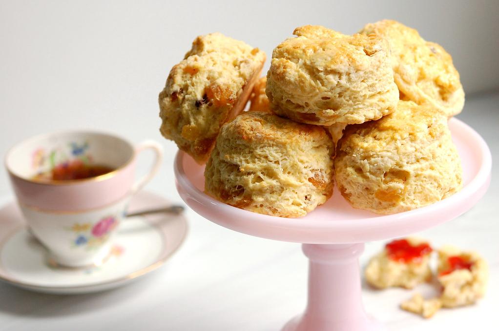  Create your own lavish tea party and serve these scones alongside some freshly brewed tea.