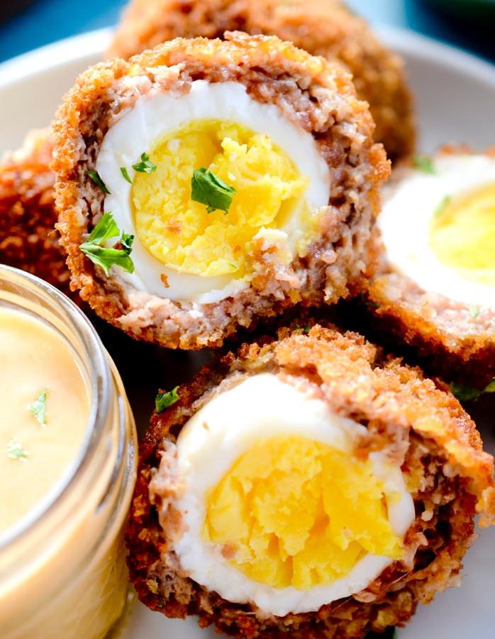  Crispy on the outside, spicy on the inside – Spiced Scotch Eggs.