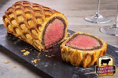  Dive into a slice of heaven with this gorgeous photograph of our It Tastes Like Beef Wellington.
