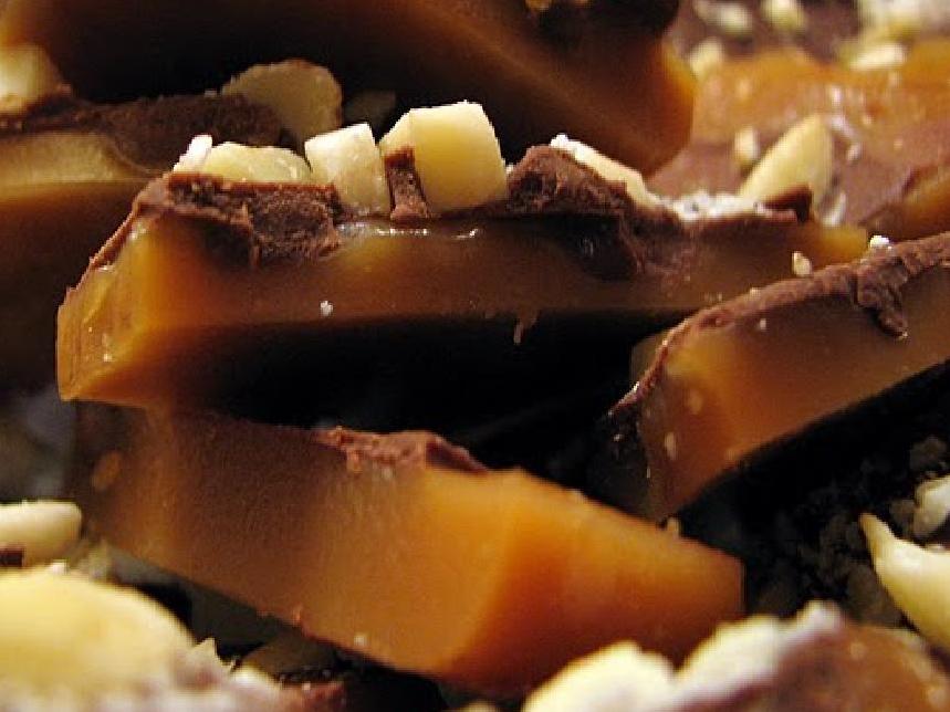  Dripping with toffee and buttery goodness, these bars are absolutely irresistible.