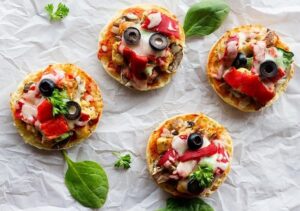 English Muffin Chicken Pizza