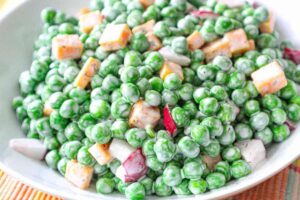 English Pea Salad With Apples